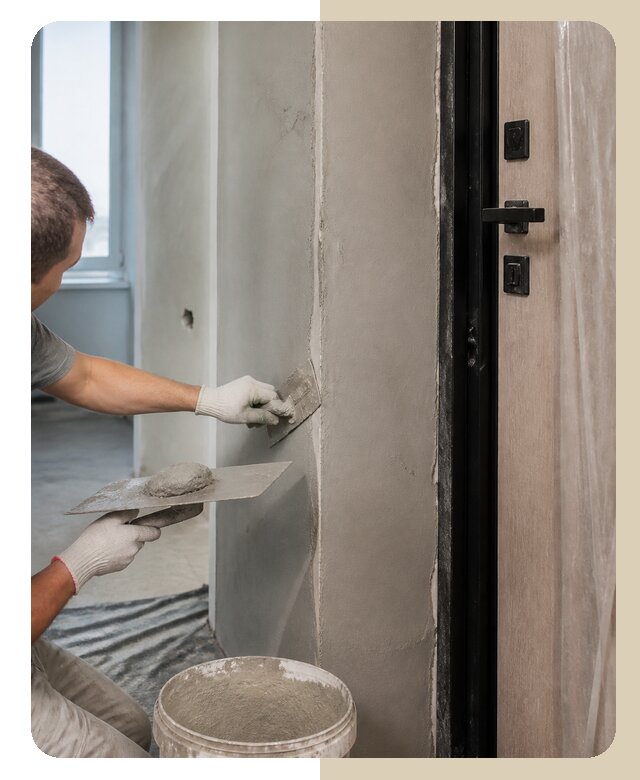 Штукатурка дверных откосов в Сосногорске по цене от 3611 р. | ДвериЛегко-Сно